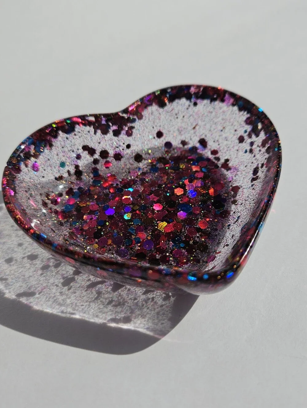 Handmade heart shaped